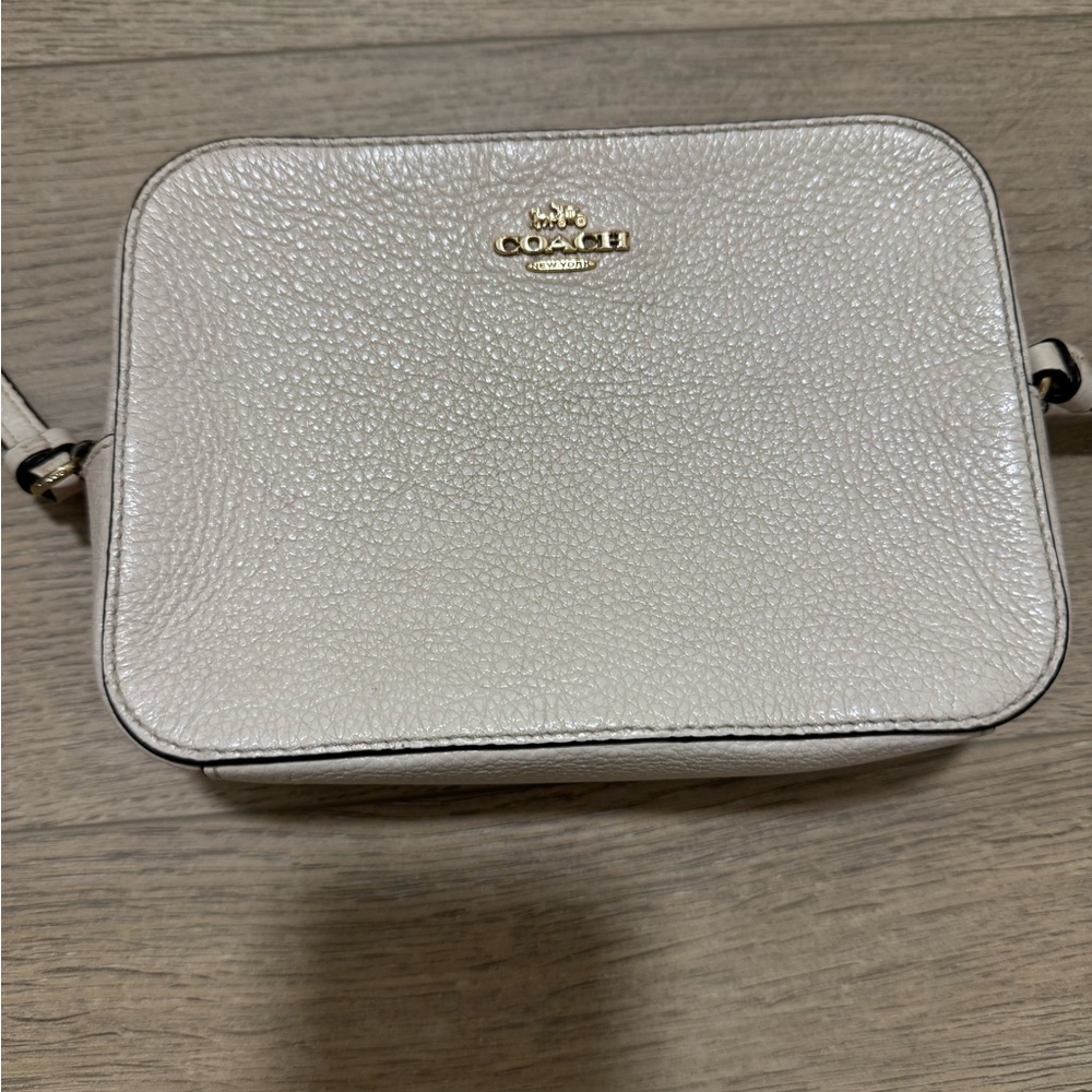 Coach Crossbody Cream Purse